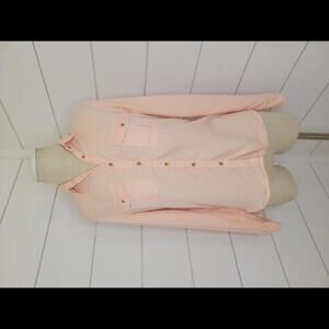 American Eagle Outfitters small pink button down pocketed shirt